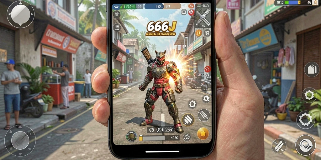 Tampilan antarmuka 666J yang user-friendly dan intuitif