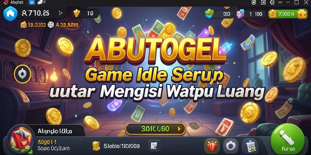 Tampilan gameplay ABUTOGEL yang menarik dan penuh warna.