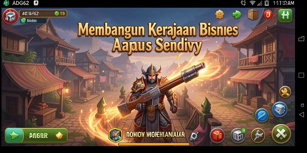 Screenshot gameplay ADG62 menampilkan keseruan membangun bisnis Tycoon.