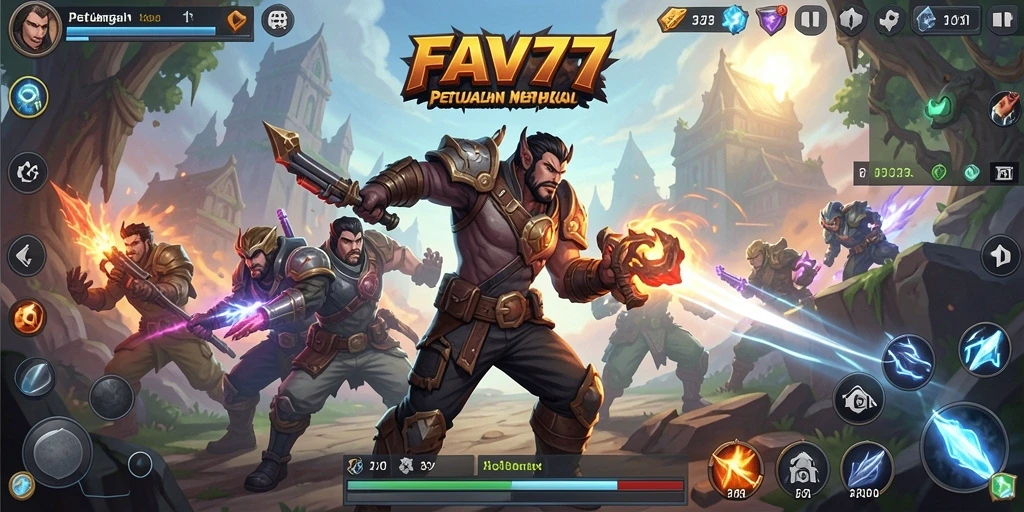 Tangkap momen seru dalam pertarungan gameplay ARPG di FAV77.
