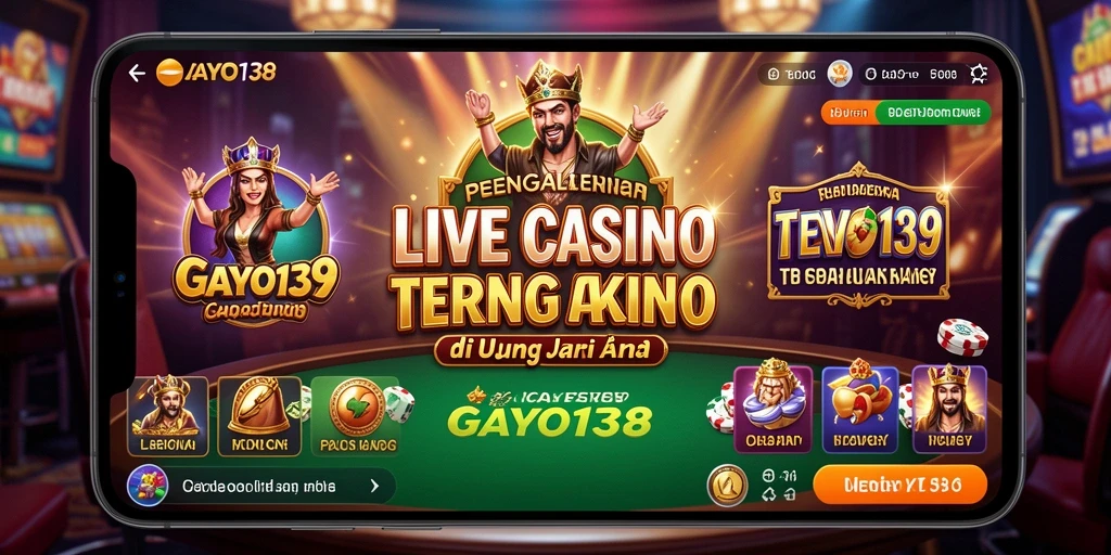 Tampilan menggembirakan dari gameplay Live Casino di GAYO138.
