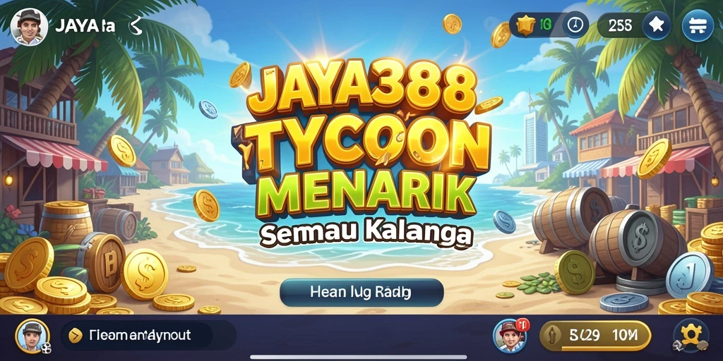 Tangkapan layar JAYA388 menampilkan gameplay Tycoon yang memikat dan penuh strategi.