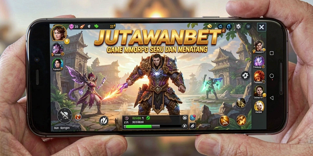 Tampilan gameplay menarik dari JUTAWANBET dalam dunia MMORPG.