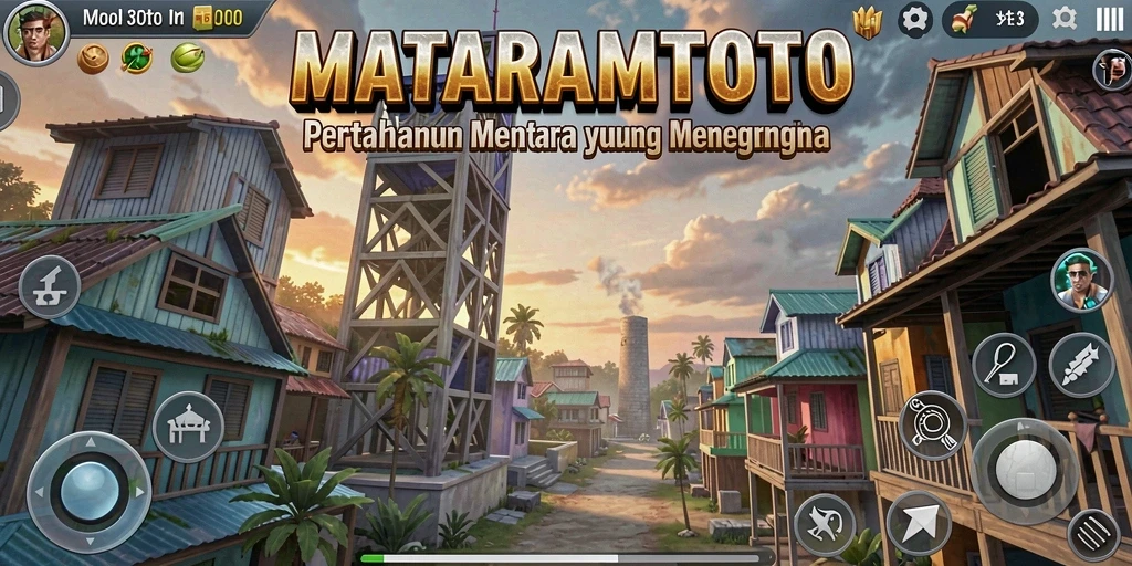 Tampilan gameplay menara yang menegangkan di MATARAMTOTO.
