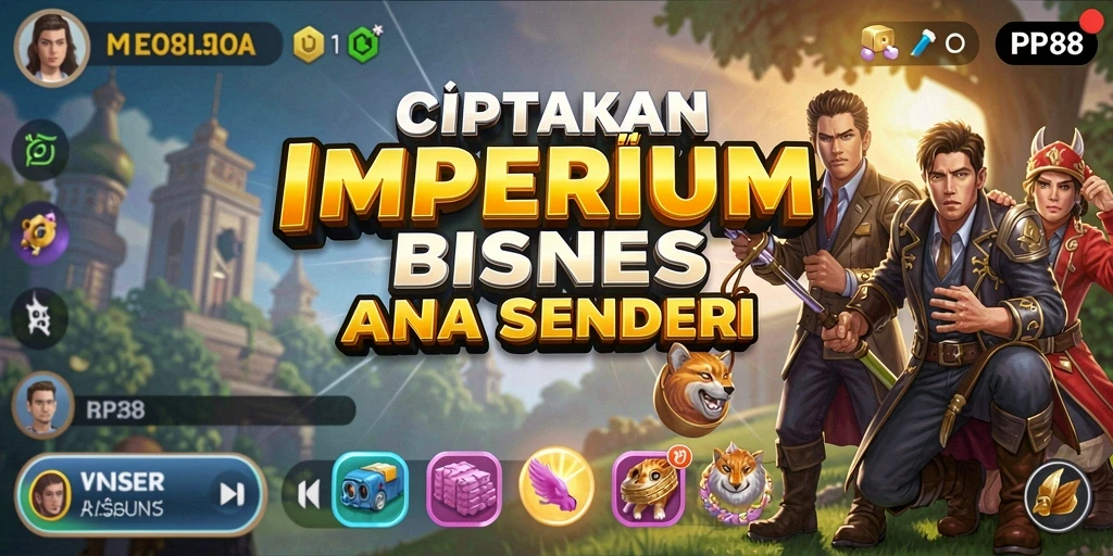 Tampilan gameplay PP88 yang seru dalam membangun bisnis Tycoon.