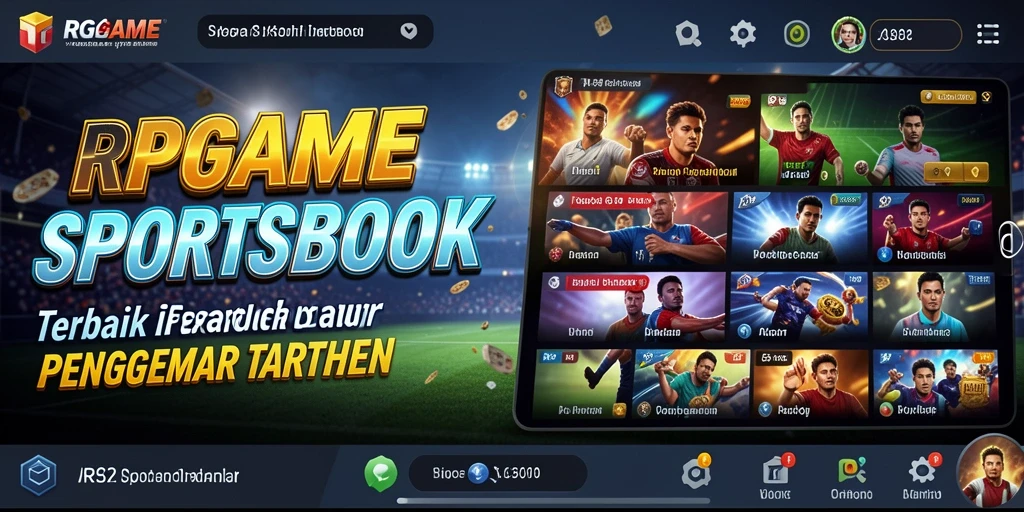 Screenshot RPGAME menampilkan gameplay taruhan olahraga yang menarik.
